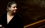 La cheffe de file des députés LFI Mathilde Panot, le 17 janvier 2024 à l'Assemblée nationale, à Paris