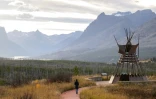 Le Glacier National Park, dans le Montana, le 19 octobre 2023