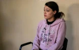 Photo d'Emilie König, lors d'un interrogatoire en Syrie, fourni par le service de presse des Unités de protection du peuple kurde (YPG) le 8 janvier 2018