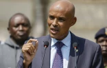 Le chef de la Direction des enquêtes criminelles, Mohammed Amin, lors d'un point presse, le 15 juillet 2024 à Nairobi, au Kenya