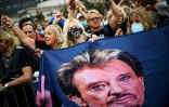Hommage à Johnny Hallyday le 14 septembre 2021 à Paris