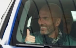 La légende française du football Zinedine Zidane a donné le coup d'envoi de la 92 édition des 24 Heures du Mans automobile le 15 juin 2024 sur mle circuit de la Sarthe (ouest de la France)