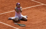 L'émotion de la Russe Mirra Andreeva, victorieuse de Roland-Garros, le 6 juin 2026