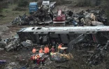 Photo d'archive de l'accident de train près de Larissa, en Grèce, le 2 mars 2023