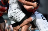 Doublement plaqué : les Oyonnaxiens du numéro 8 néo-zélandais Rory Grice ont dû partager les points avec le Stade Toulousain lors du match de la saison du Top 14, le 26 août 2017 au stade Charles-Mathon