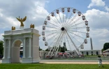 La "grande foire" organisée pour les 250 ans des Etats-Unis, à Washington, le 1er juillet 2026