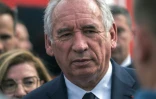 Le Premier ministre François Bayrou le 5 août 2025 à Saint-Laurent-de-la-Cabrerisse, dans l'Aude