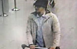 L'homme au chapeau sur une capture d'écran d'une video de contrôle de l'aéroport Zaventem, diffusée le 22 mars 2016 par la police fédérale belge 