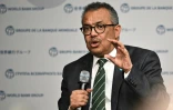 Le chef de l'Organisation mondiale de la Santé (OMS), Tedros Adhanom Ghebreyesus, à Washington le 18 avril 2024