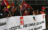 Maifestation pour réclamer des hausses de salaire dans la fonction publique le 26 janvier 2016 à Toulouse