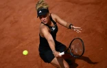 La Française Léolia Jeanjean, lors de son match du 2e tour face à la Tchèque Karolina Pliskova, le 26 mai 2022 à Roland-Garros