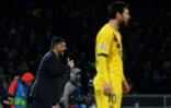 Gennaro Gattuso avec le Napoli contre le FC Barcelone de Leo Messi en Ligue des champions au stade San Paolo, le 25 février 2020