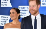 Le prince Harry et son épouse Meghan, photographiés lors d'un gala, le 6 décembre 2022 à New York