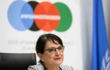 La Représentante spéciale du Secrétaire général des Nations Unies pour l'Afghanistan, Deborah Lyons, à Genève le 24 novembre 2020