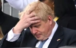 Le Premier ministre britannique Boris Johnson lors des célébrations du jubilé de platine d'Elizabeth II, le 5 juin 2022 à Londres