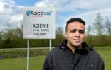Nacim Bardi, délégué CGT d'Ascoval, à Saint-Saulve, le 3 avril 2019