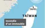 Incendie à Taïwan