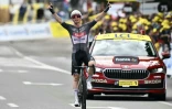 L'Australien Kaden Groves s'impose lors de la 20e étape du Tour de France, à Pontarlier, le 26 juillet 2025