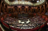 Le Parlement italien le 9 septembre 2019, lors du discours du Premier ministre Giuseppe Conte, qui a promis d'engager l'Italie dans une "nouvelle ère réformatrice" pour en faire "un pays meilleur"
