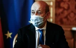 Le ministre des Affaires étrangères Jean-Yves Le Drian le 26 juillet 2021 à Paris 