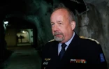 Øistein Knudsen, chef de la Défense civile norvégienne, lors d'une visite de presse de l'abri antiaérien de St. Hanshaugen, l'un des plus grands d'Oslo, le 18 mai 2026