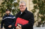 Le haut-commissaire aux Retraites Jean-Paul Delevoye à Matignon le 25 novembre 2019