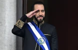 Le président salvadorien Nayib Bukele pendant sa prestation de serment pour son deuxième mandat, le 1er juin 2024