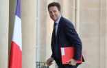 Le président du Medef, Geoffroy Roux de Bézieux arrive à l'Elysée pour une rencontre avec le président Emmanuel Macron, le 12 décembre 2018 à Paris