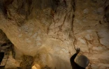 Sur le site de la réplique de la grotte Cosquer à la villa Méditerranée de Marseille, le 23 novembre 2021
