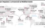 Solar Impulse 2 a traversé la Méditerranée