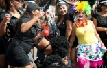 Le "bloco" (défilé de rue) du Cordao da Bola Preta, dans le centre ville de Rio de Janeiro, le 6 février 2016