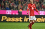 Franck Ribéry lors d'un match avec le Bayern face au Hertha Berlin, le 21 septembre 2016 à Munich