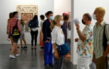 Au salon international d'art contemporain Art-o-rama à Marseille, le 27 août 2021