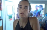 Carola Rackete, la capitaine du Sea-Watch (capture d'écran d'une vidéo publiée sur Twitter par Sea-Watch)