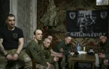 Des soldats de la 93e brigade motorisée, dans un lieu non divulgué de la région de Donetsk, le 20 février 2025 en Ukraine