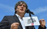 L'indépendantistes catalan Carles Puigdemont, ici le 24 mai 2019 à Bruxelles, a été élu au parlement éuropéen le 26 mai 2019