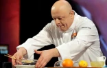 Le chef français Thierry Marx lors du festival Omnivore à Paris le 19 mars 2013