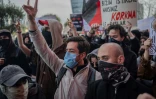 Manifestation de soutien au maire d'Istanbul, le 26 mars 2025 à Istanbul, en Turquie
