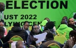 Une responsable de la Commission électorale vérifie les résultats de l'élection présidentielle au Kenya, le 13 aout 2022 à Nairobi