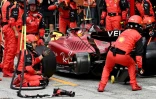 Le pilote de Ferrari Carlos Sainz durant le Grand Prix des Pays-Bas, le 4 septembre 2022