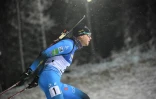 Emilien Jacquelin lors du 10 km sprint de biathlon à Östersund, le 2 décembre 2021 