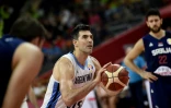 L'Argentin Luis Scola lors du quart de finale du Mondial face Ă la Serbie, le 10 septembre 2019 Ă Dongguan