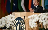 Emmanuel Macron prononce un discours devant l'Organisation internationale du travail à Genève, le 11 juin 2019