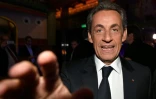 Nicolas Sarkozy à son arrivée, salle Wagram à Paris, pour le deuxième débat des primaires de la droite et du centre