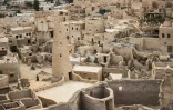 Vue de la forteresse récemment restaurée de Shali et ses environs, dans l?oasis désertique égyptienne de Siwa, à environ 600 km au sud-ouest du Caire, le 6 Novembre 2020