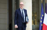 Le ministre de l'Economie et des Finances Roland Lescure quitte le palais de l'Elysée, le 1er juillet 2026 à Paris