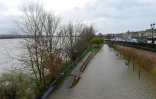 La Garonne en crue à Bordeaux, le 13 décembre 2019