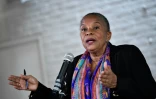 Christiane Taubira donne une conférence de presse le 8 février 2022 à Paris