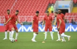 Les Tunisiens préparent leur match contre la Belgique au stade moscovite de Spartak, le 22 juin 2018