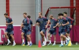Les joueurs du Bayern Munich à l'entraînement le 5 mai 2026 à Munich